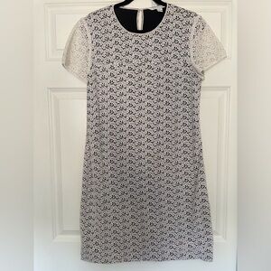 Diane Von Furstenberg eyelet white dress